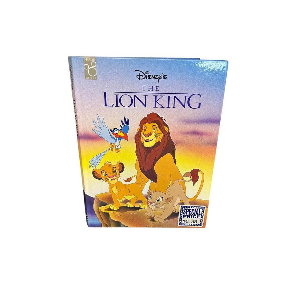 Vintage Disney's The Lion King Storybook | Mouse Works Disney Classic Series|